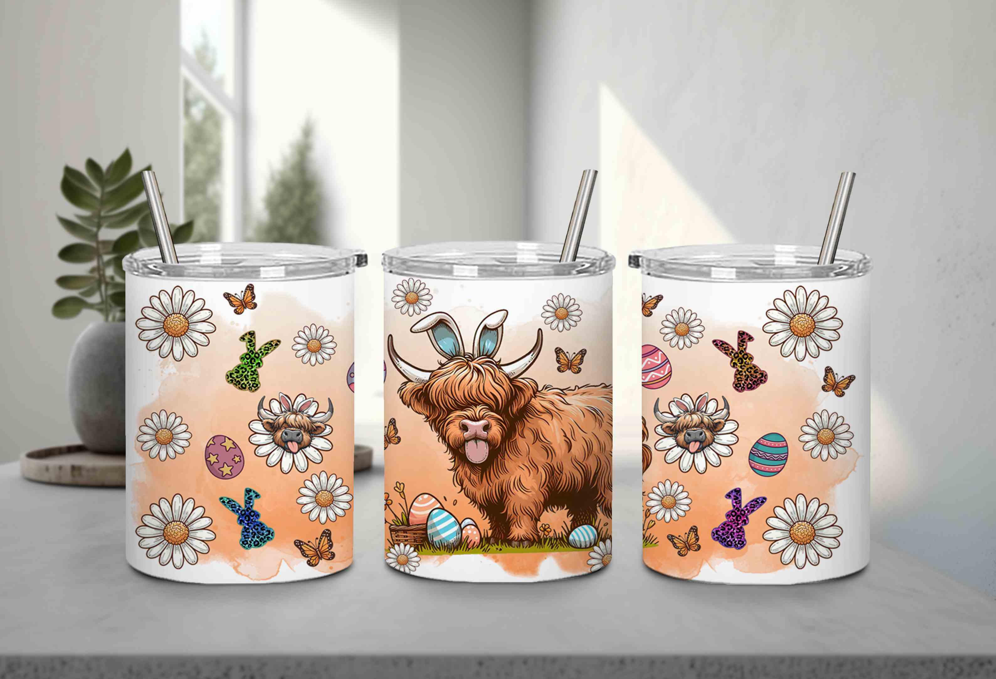 Highland Cow Easter-10376